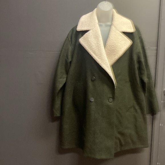 Harris Wharf London Coat Green Wool Woman 42 - Picture 2 of 9